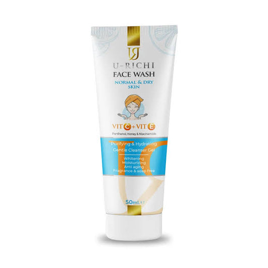 U-richi normal&dry skin cleanser 50ml