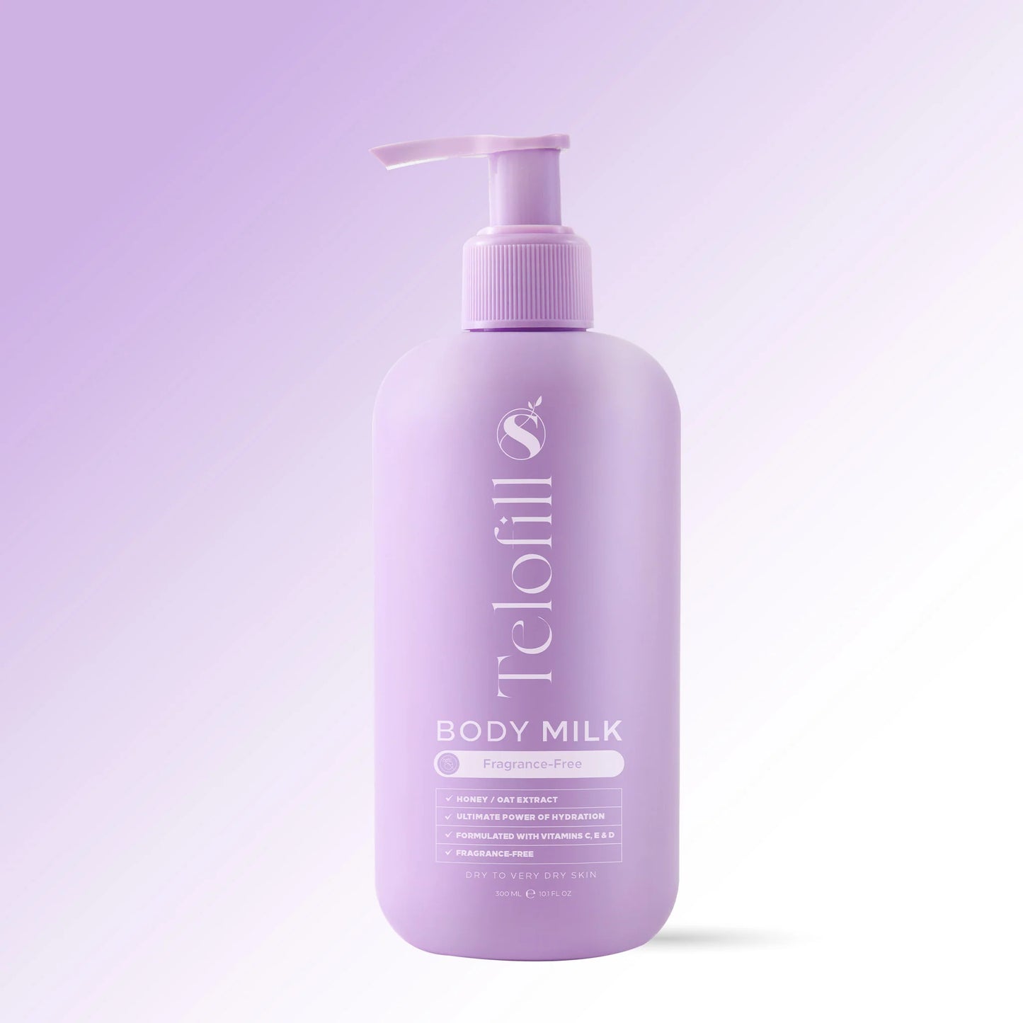 Telofill body milk fragrance free