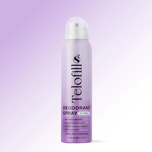 Telofill deodorant spray so aloe