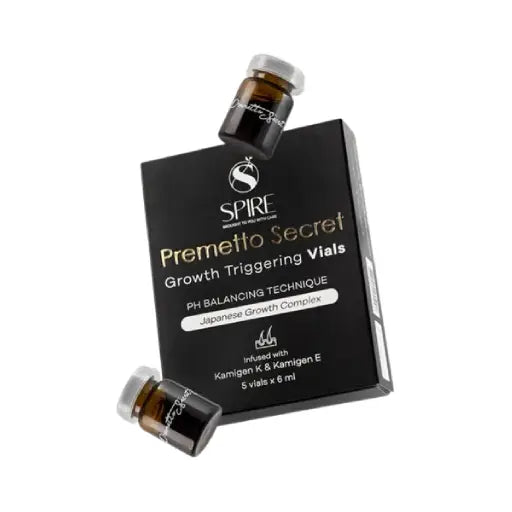 Spire Premetto secret hair growth vials