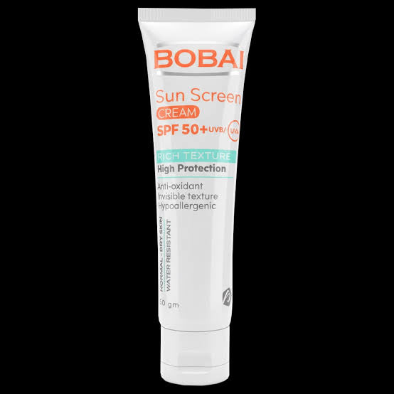 Bobai sunscreen cream rich texture spf50+