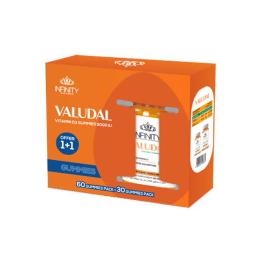 Infinity valudal vit D3 gummies 1+1