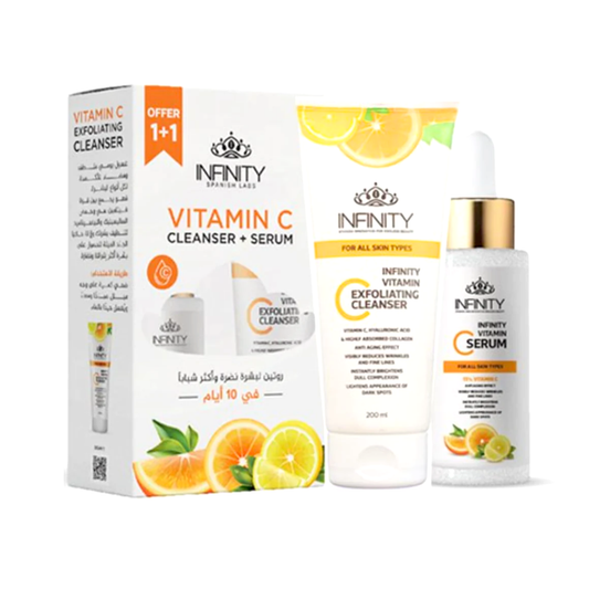 Infinity vitamin C cleanser + serum 1+ 1