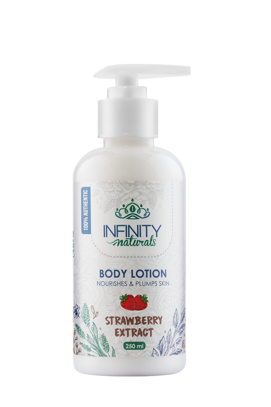 Infinity body lotion strawberry extract