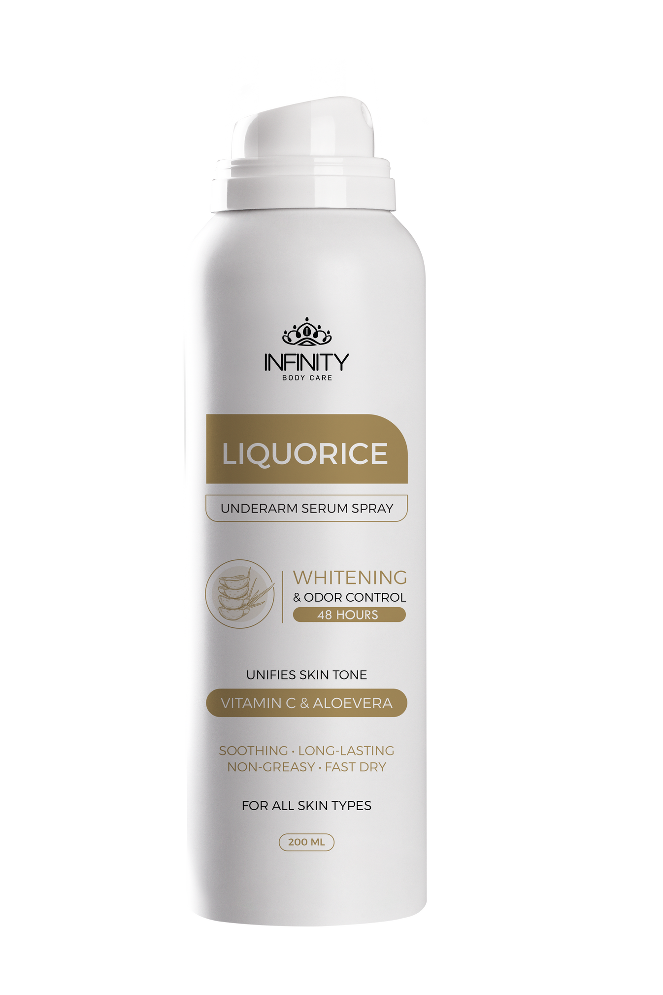 Underarm Serum Spray Liquorice - Aloe Vera