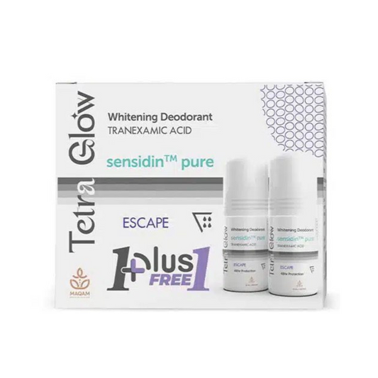 Tetra glow escape deodorant 1+1 roll-on offer
