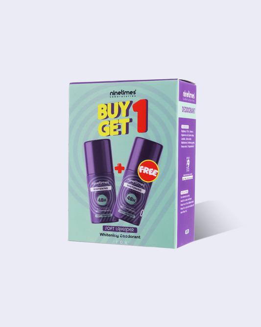 Ninetimes roll-on soft lavender 50ml 1+1