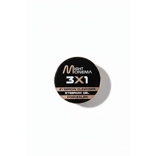 Might Cinema 3X1 Cream Makeup Display Set EYEBROW CLEANSER - EYEBROW GEL - CONCEALER 102 - 4g
