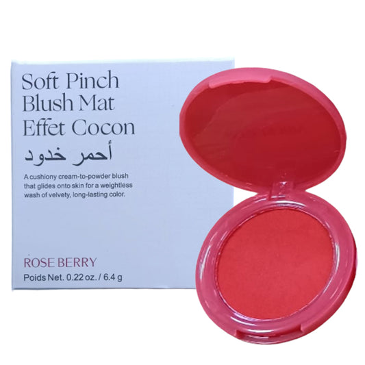 rose berry soft pinch matte bouncy blush model 1189