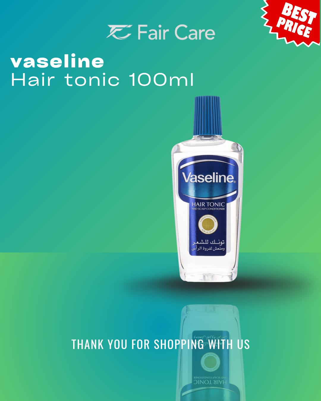 Vaseline hair tonic (100ml)