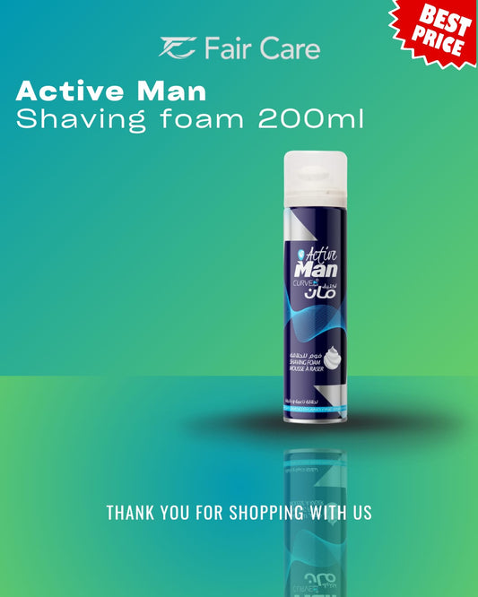 Active man shaving foam (200ml)