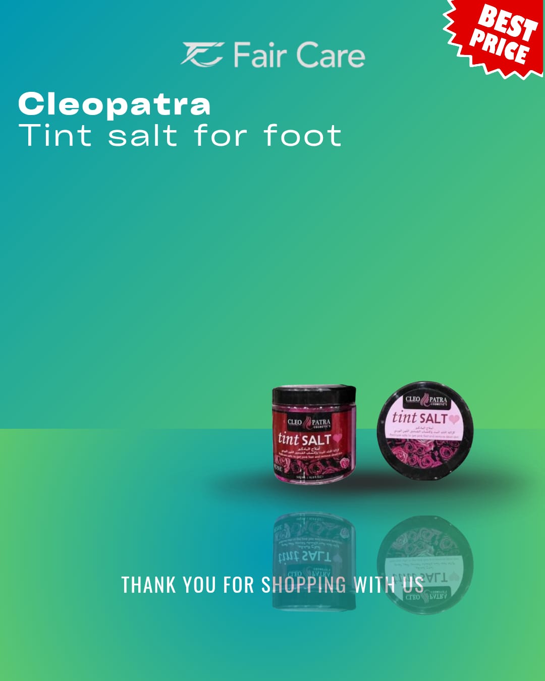 Cleopatra tint salt for foot