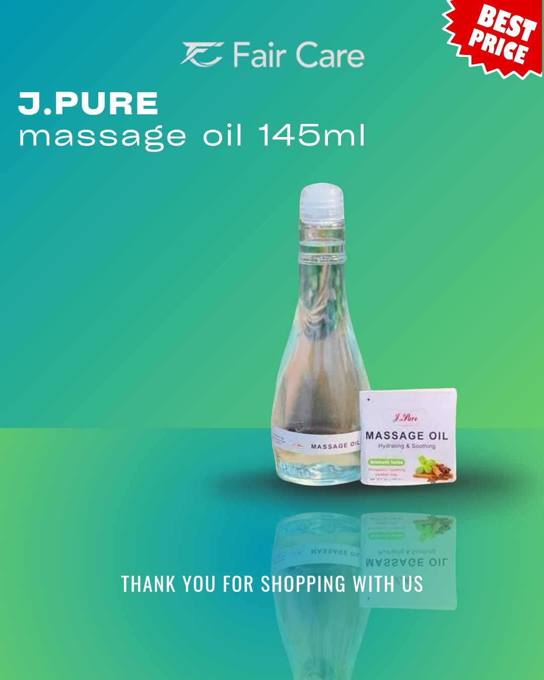J.pure massage oil (145ml)