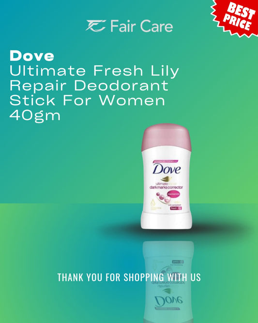 Dove ultimate fresh lily repair deodorant stick for women (40gm)