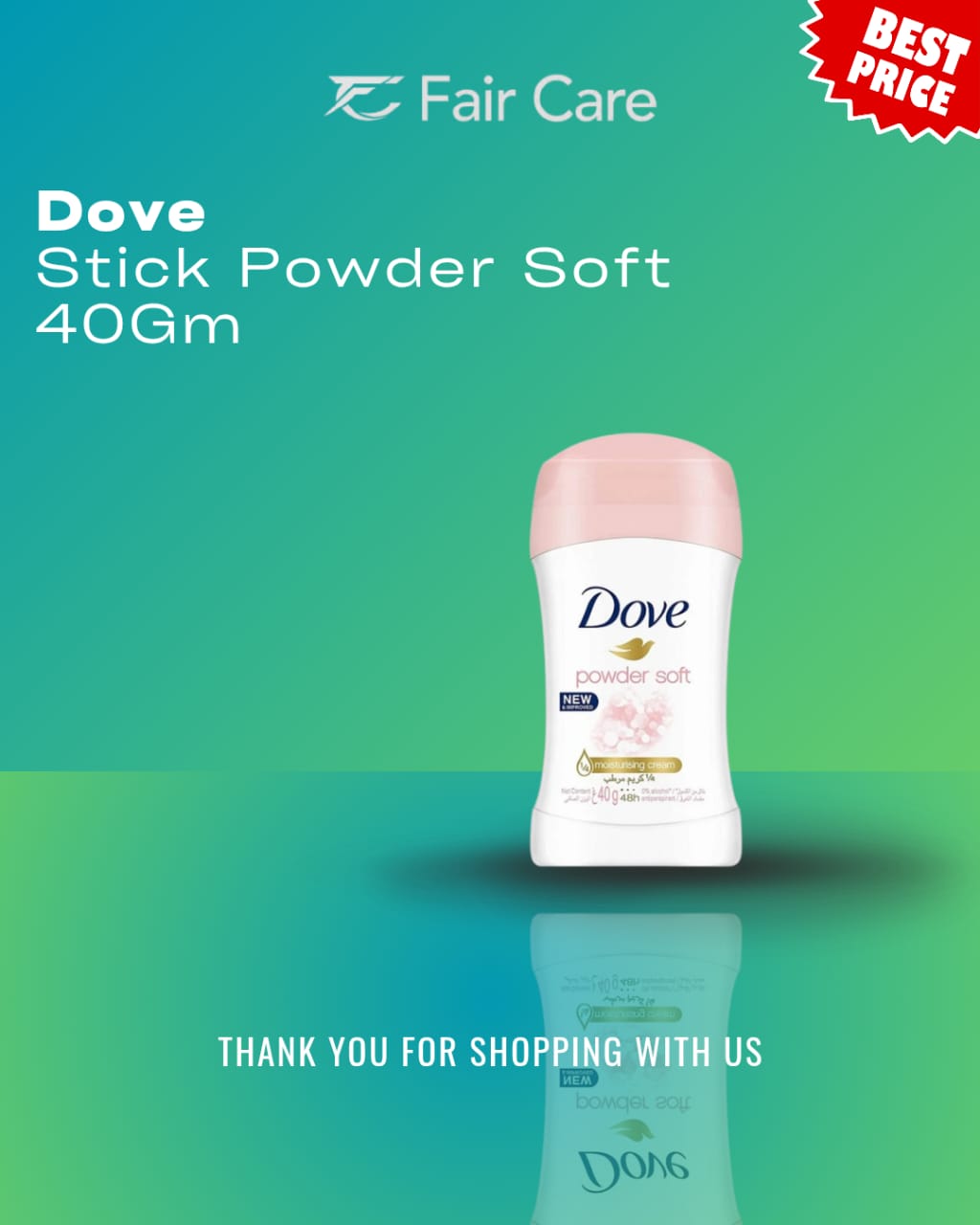 Dove stick powder soft (40gm)