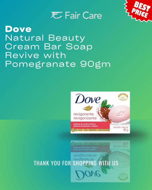 Dove natural beauty cream bar soap revive with pomegranate (90gm)
