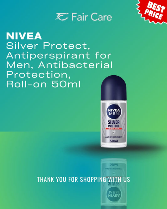 Nivea Roll-on silver protection antibacterial for men (50ml)