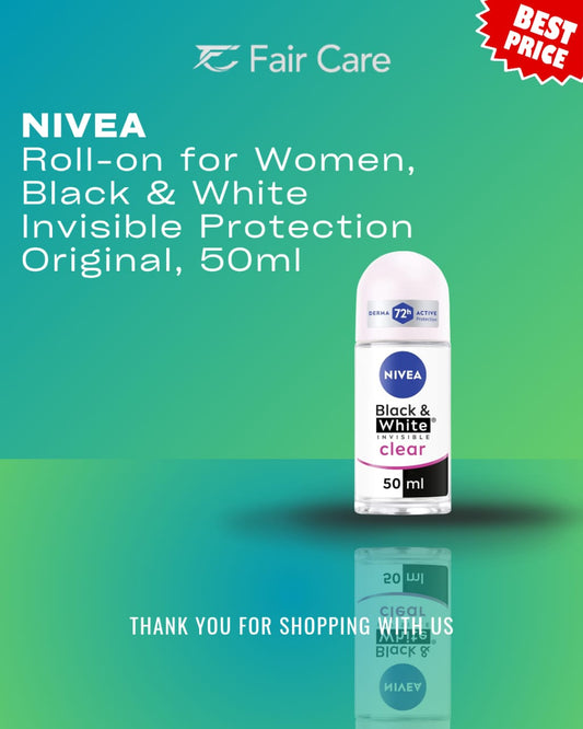 Nivea roll-on for women black&white invisible protection original (50ml)
