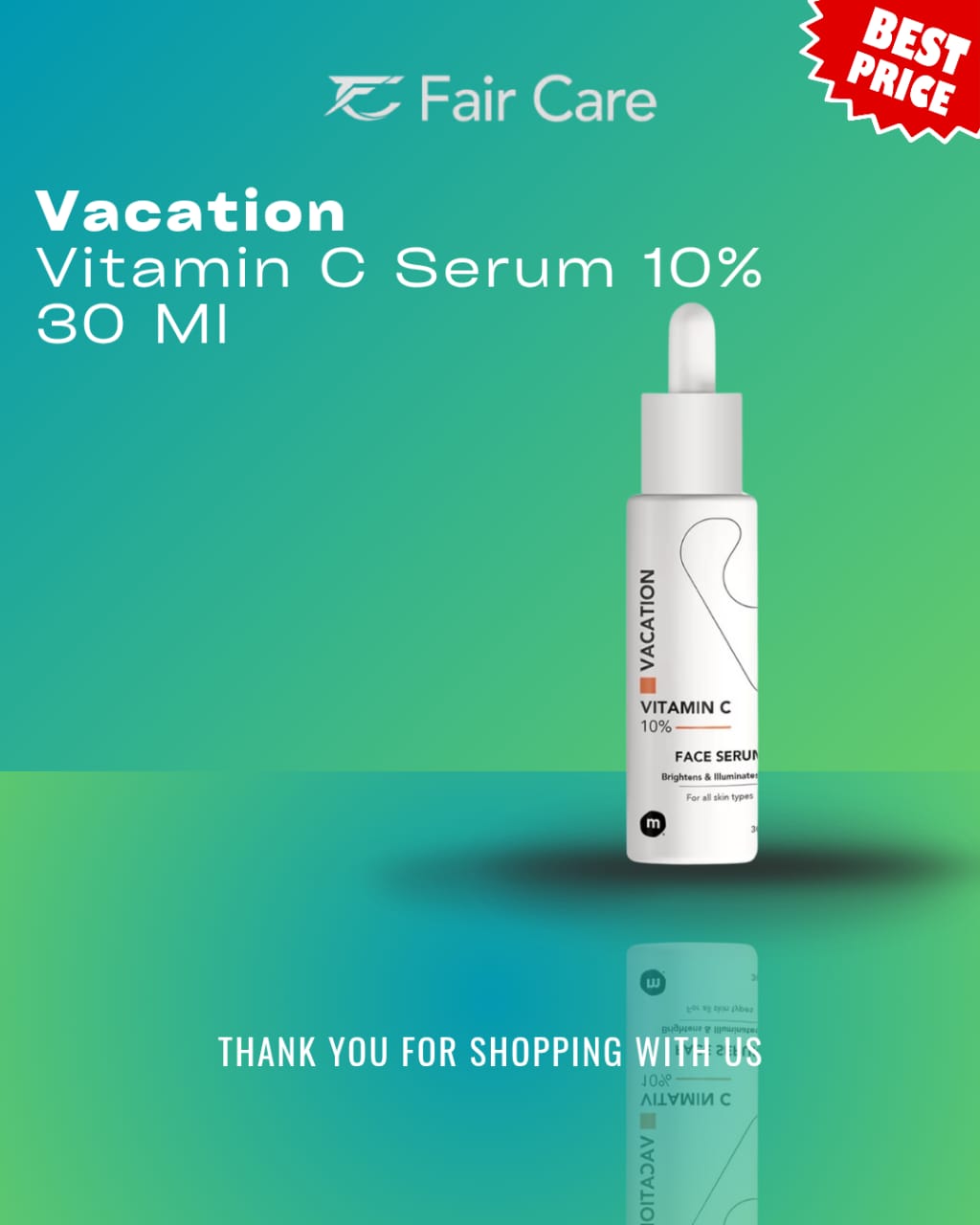 Vacation vitamin c serum 10% (30ml)