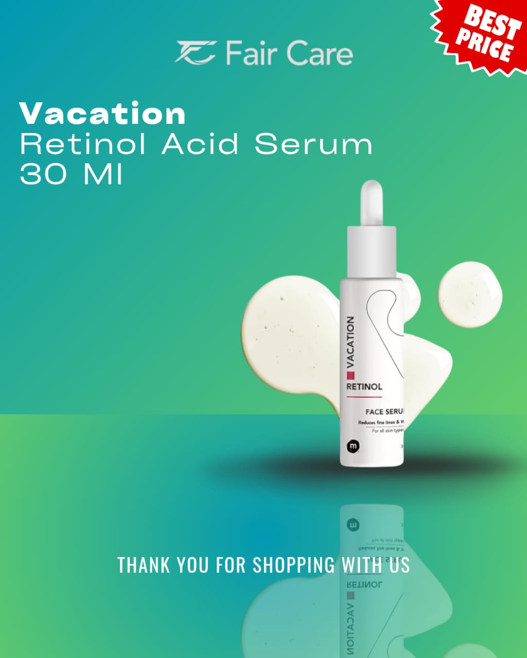 Vacation retinol acid serum (30ml)