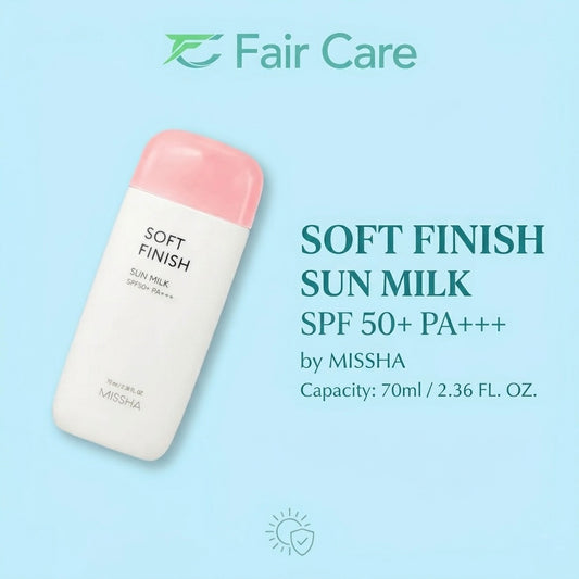 MISSHA soft finish sun milk spf50++++