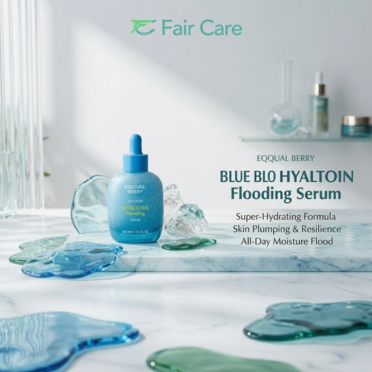 Eqqual berry blue blo hyalton flooding serum