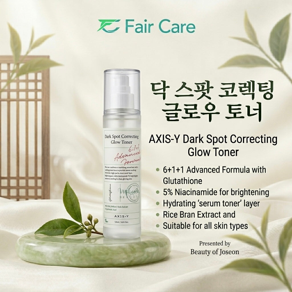 Axis-y dark spot correcting glow toner