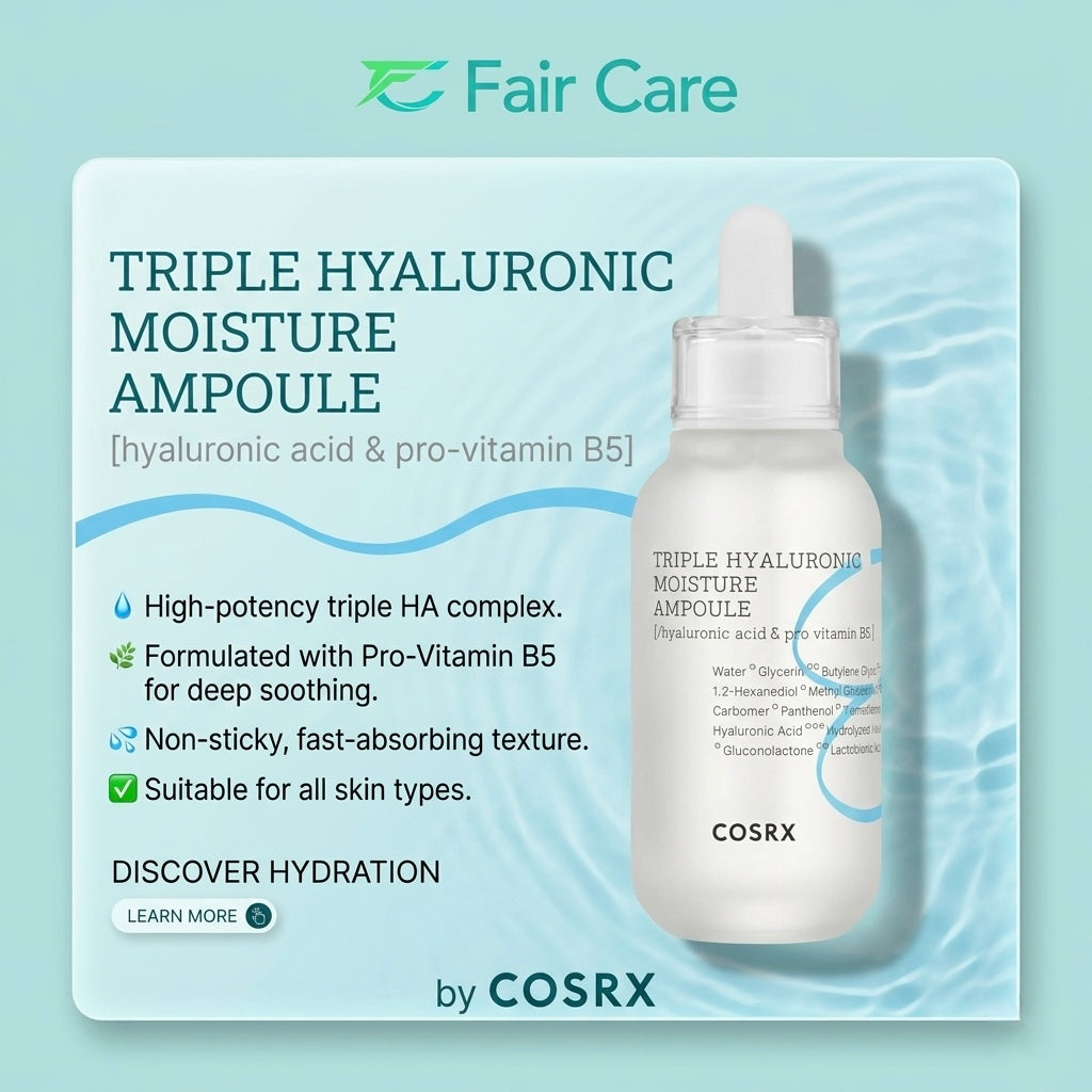 Cosrx triple hyaluronic moisture ampoule