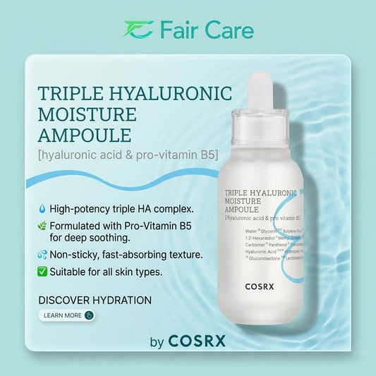 Cosrx triple hyaluronic moisture ampoule