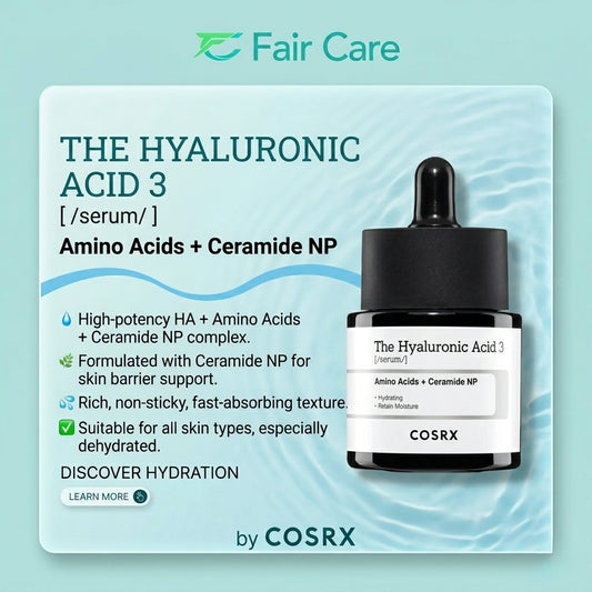 Cosrx the hyaluronic acid 3 serum (amino acids + ceramide )