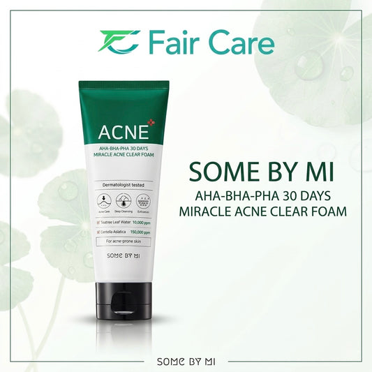 Some by mi acne (AHA-BHA-PHA)30 days miracle acne clear foam