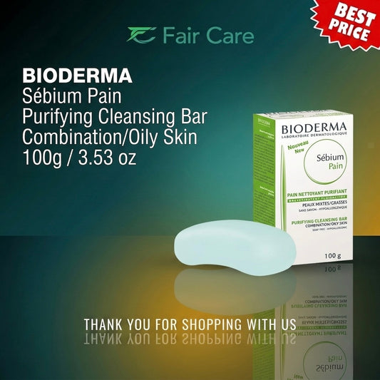 BIODERMA SEBIUM PURIFYING PAIN CLEANSING BAR SOAP 100gm
