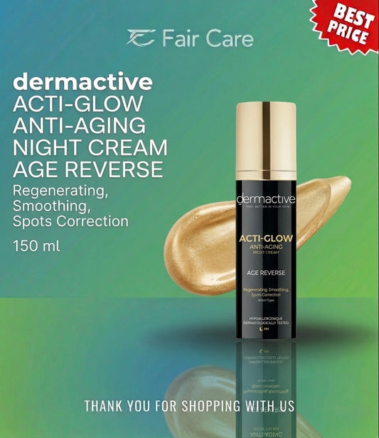 Dermactive ACTI-GLOW NIGHT AGE REVERSE CREAM  150ml