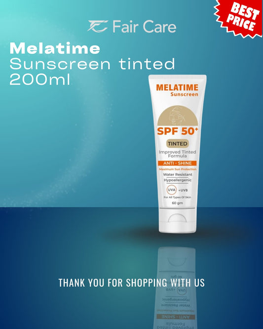 Melatime sunscreen tinted (60gm)