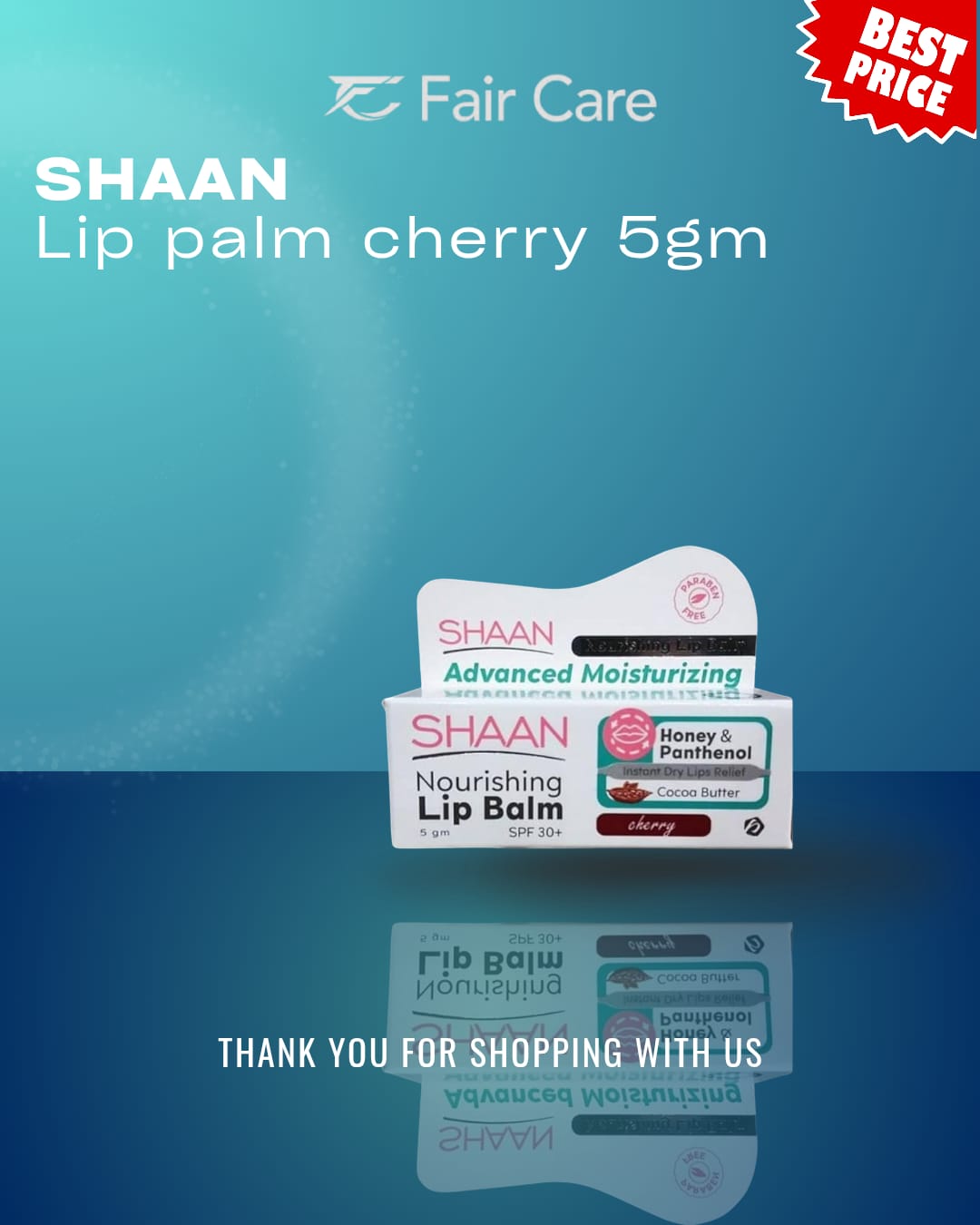 Shaan lip palm cherry (5gm)