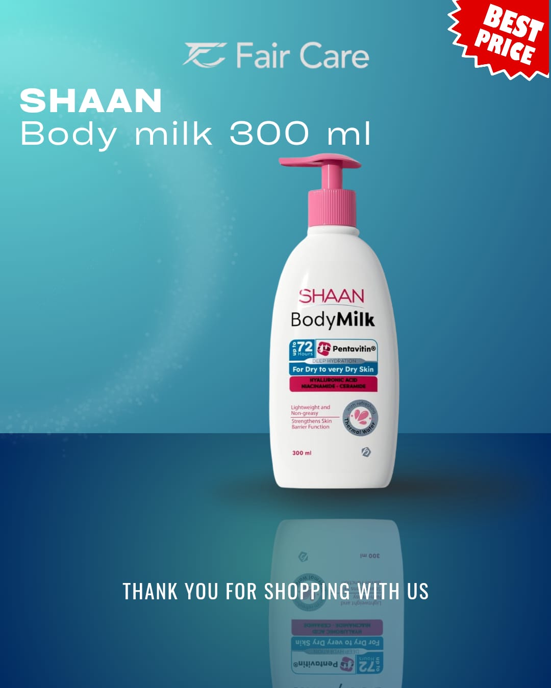 Shaan body milk (300ml)