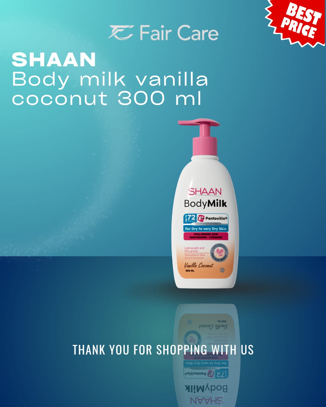 Shaan milk vanilla coconut (300ml)