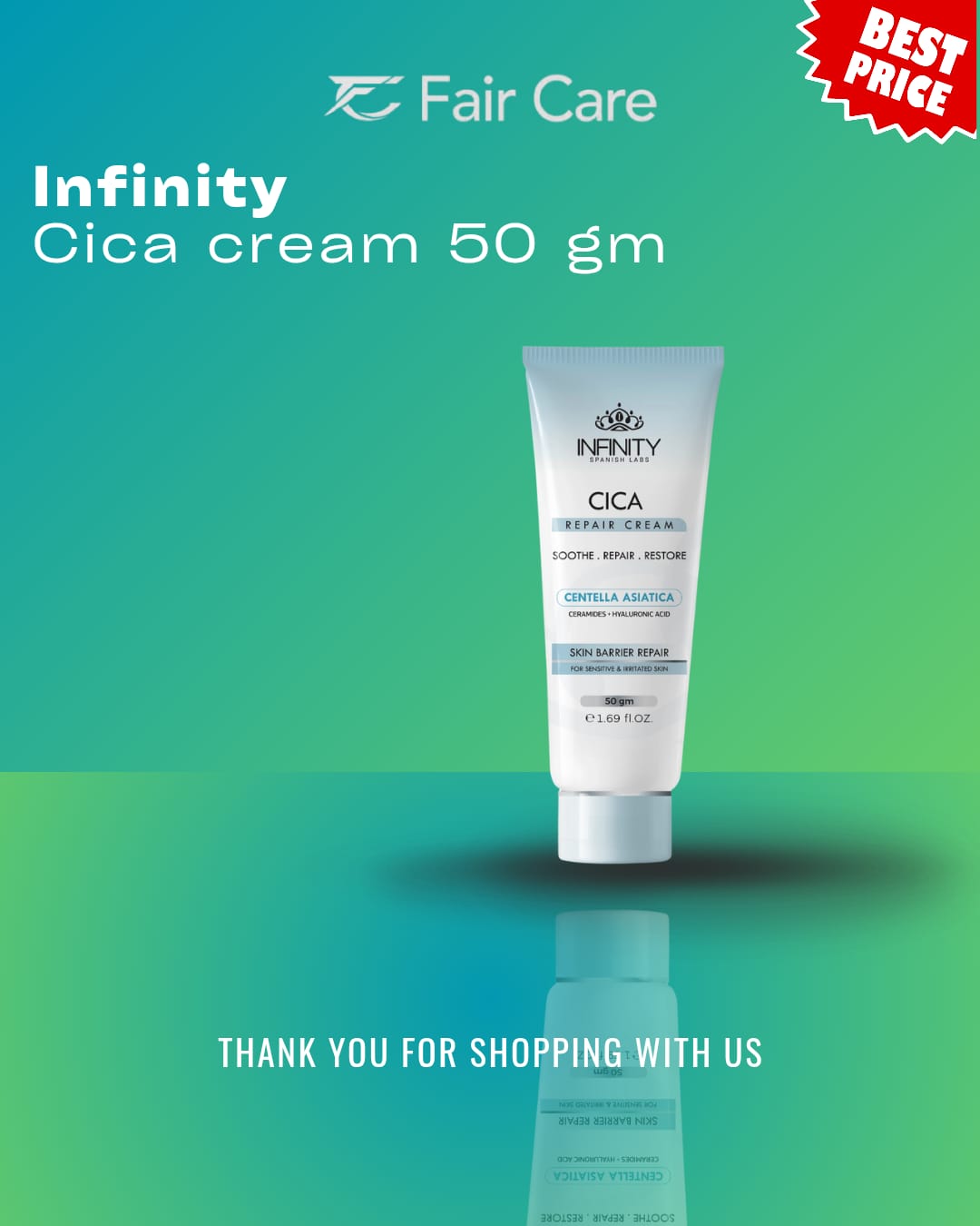 Infinity cica cream (50gm)