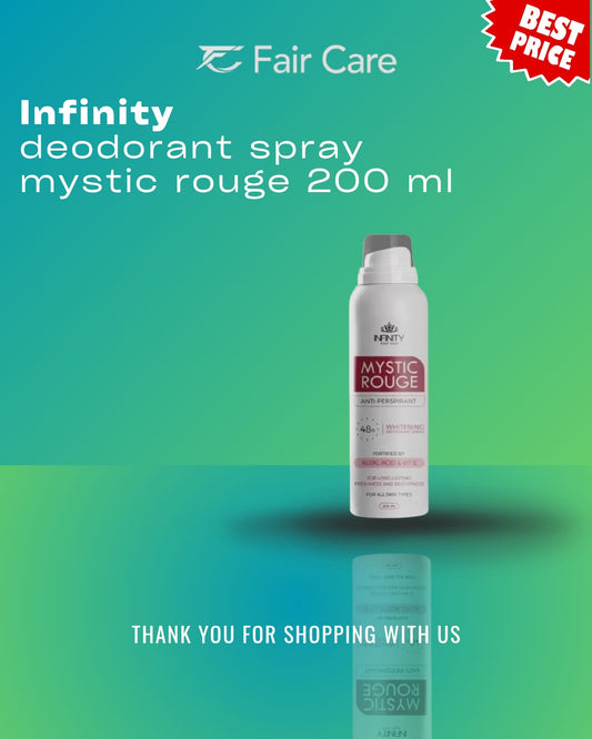 Infinity deodorant spray (mystic rouge) 200ml