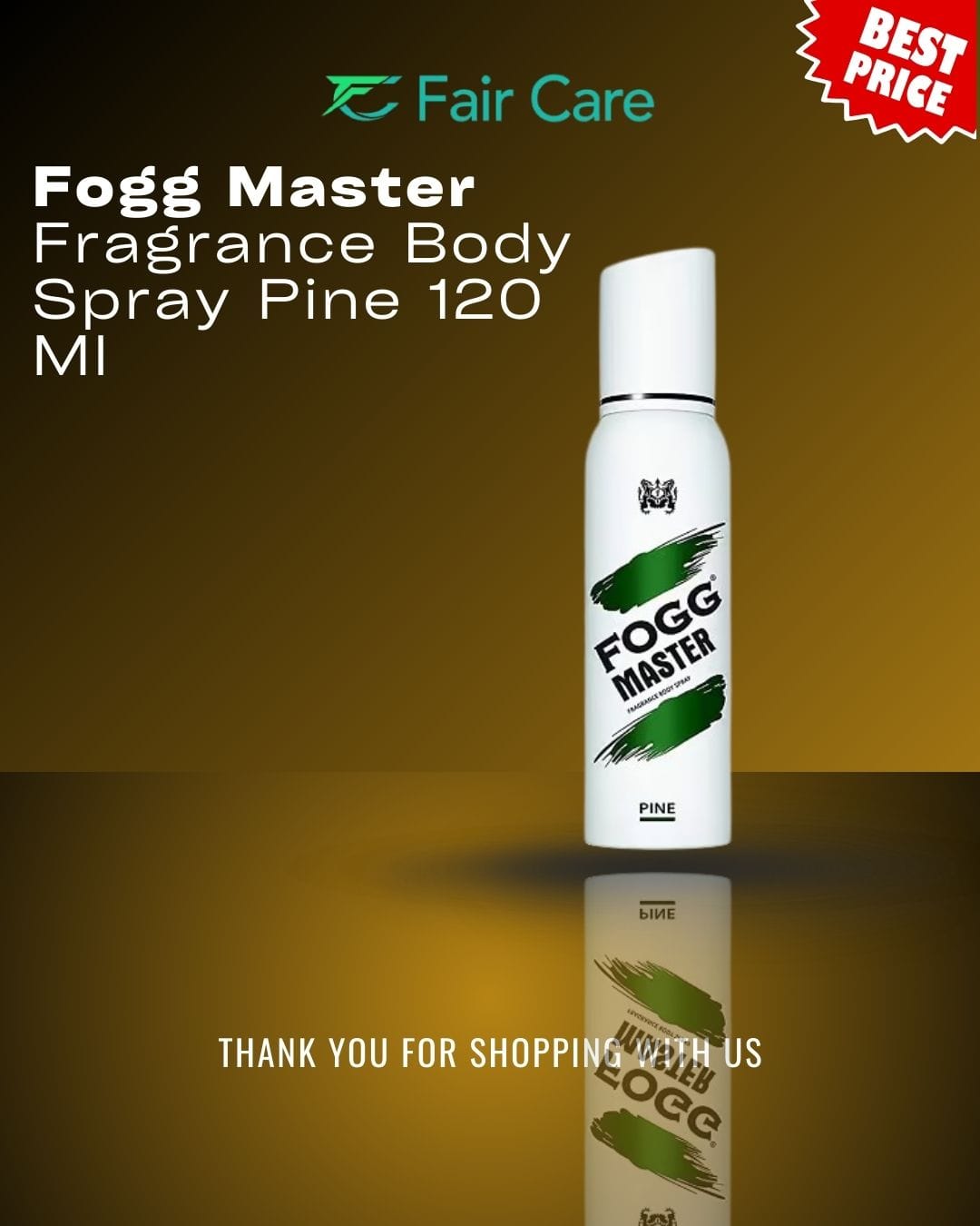 Fogg master fragrance body spray pine - 120ml