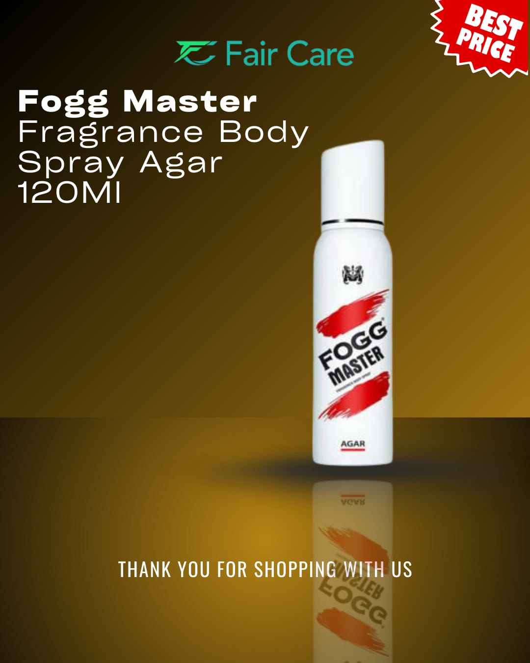 بخاخ الجسم العطري فوغ ماستر عود - 120 مل