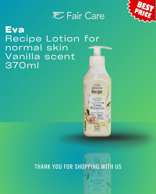 Eva Soothing Blend Lotion For Sensitive Skin Vanilla Scent 370ML