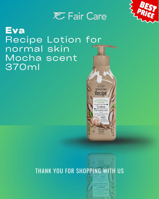 Eva Optimum Care Recipe Age Defying Blend Lotion For Normal Skin Mocha Scent 370ml