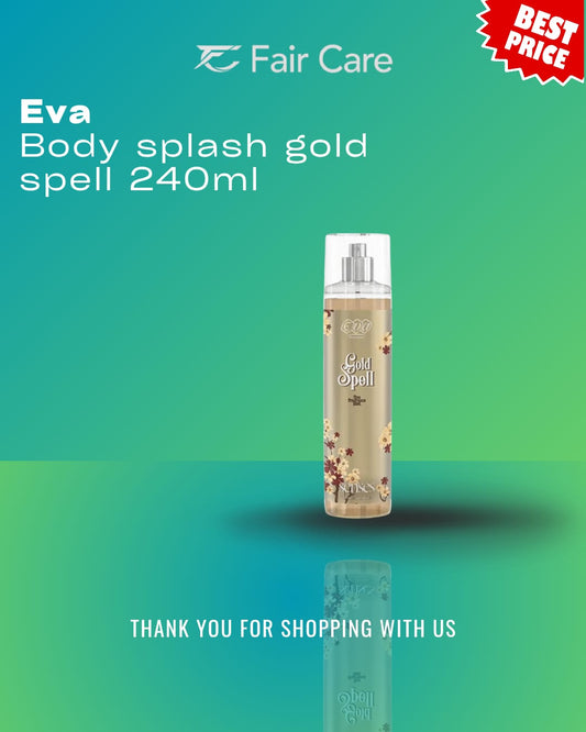 إيڤا سكين كير سنسيز - معطر خفيف للجسم برائحة جولد سبيل 240 مل