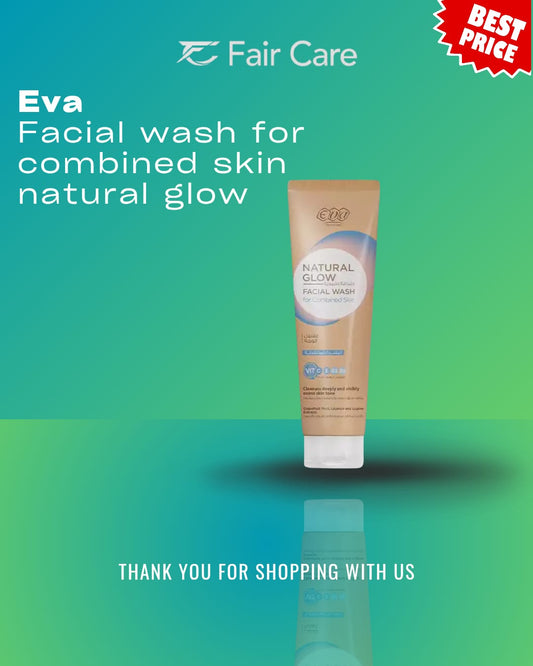غسول الوجه إيفا ناتشورال جلو للبشرة المختلطة