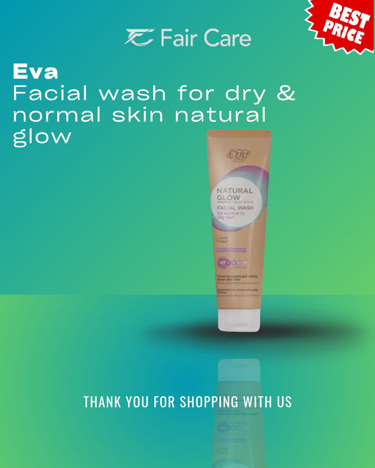 غسول الوجه إيفا ناتشورال جلو للبشرة العادية إلى الجافة
