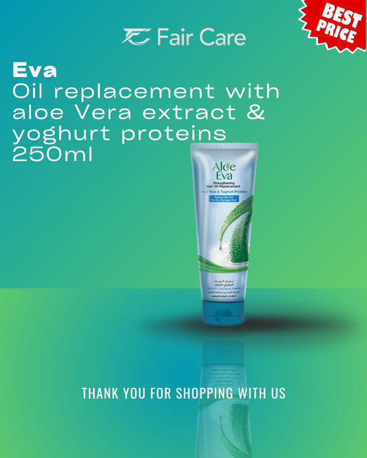 إيفا ألوفيس مقوي للشعر بديل الزيت بخلاصة الألوفيرا وبروتينات الزبادي 250 مل