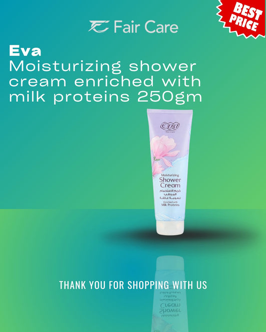 Eva Skin Care Moisturizing Shower Cream Enriched With Milk Proteins 250ml