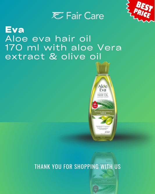 Aleo Eva Strengthening Hair Oil With Aloe Vera & olive oil 170ml
