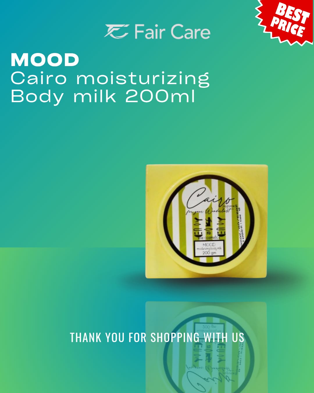 MOOD Cairo Body Milk (200GM)